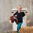 Kæphest af poppeltræ - Sort - L:90 cm - Fra 3 år. - Billede 1