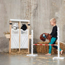 Kæphest af poppeltræ - Sort - L:90 cm - Fra 3 år. - Billede 1