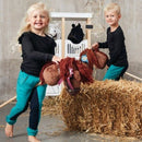 Kæphest af poppeltræ - Hvid - L:90 cm - Fra 3 år. - Billede 1