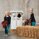 Kæphest af poppeltræ - Hvid - L:90 cm - Fra 3 år. - Billede 1