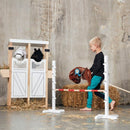 Kæphest af poppeltræ - Hvid - L:90 cm - Fra 3 år. - Billede 1