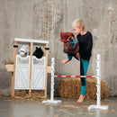 Kæphest af poppeltræ - Hvid - L:90 cm - Fra 3 år. - Billede 1