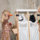 Kæphest af poppeltræ - Hvid - L:90 cm - Fra 3 år. - Billede 1