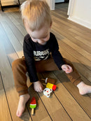 Legemad - Ispinde i træ fra MaMaMeMo - 4 dele.