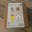 Legemad - Ispinde i træ fra MaMaMeMo - 4 dele.