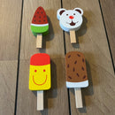 Legemad - Ispinde i træ fra MaMaMeMo - 4 dele.