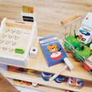 Kasseapparat i træ fra MaMaMeMo - Fra 3 år. - Billede 1