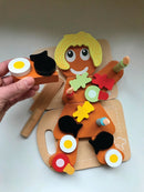 Legemad, Kagedame i FSC-træ - MaMaMeMo - Fra 2 år. - Billede 1