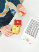 Legemad, Brødrister m tilbehør i FSC-træ - MaMaMeMo - Fra 2 år - Billede 1