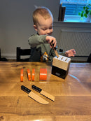 Mamamemo Legekøkken - Knivblok i træ