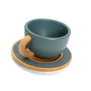 Mamamemo Legeservice - Kaffestel - Grøn- Fra 3 år. - Billede 1