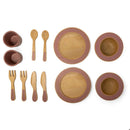 Mamamemo Legeservice - Spisestel - Rød- Fra 3 år. - Billede 1