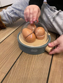 Mamomemo Legekøkken - Æggekoger i FSC træ - Grøn - Fra 3 år. - Billede 1