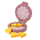 Mamomemo Legekøkken - Vaffeljern i FSC træ - Rød - Fra 3 år. - Billede 1