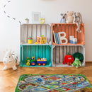 Legetæppe, Stort med Trafik motiv - 180x130 cm.