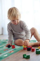 Ultra Soft Legetæppe - Vejbanemotiv - 1,5m x 1m - Achoka - Fra 1 år - Billede 1