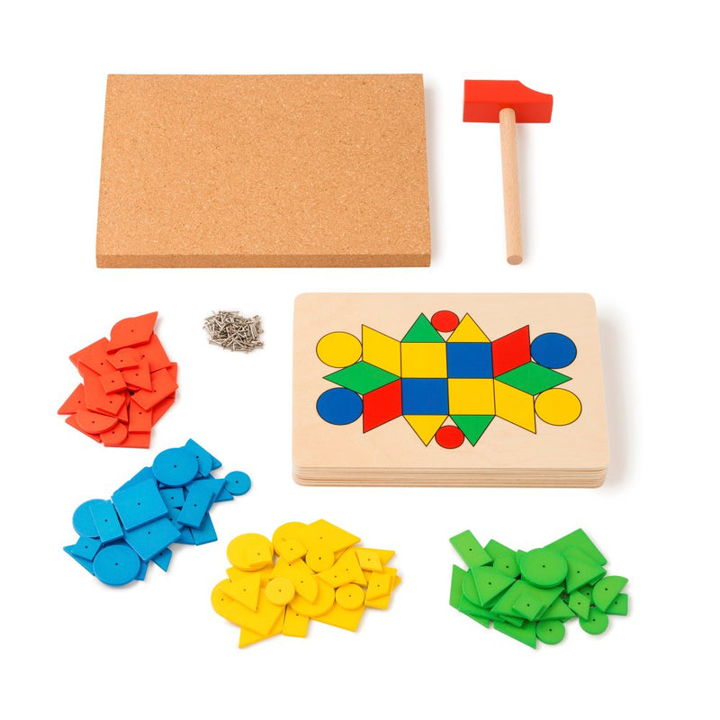 Toys For Life - Hammer Geometri Figurer! læringsspil - fra 4 år. - Billede 1