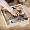 Byggeklodser i træ 36 dele - Billede 1