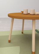 Legebord Ø60 Mustard MDF - Billede 1