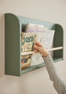 Boghylde m/1 holder Deepgreen MDF  - Billede 1