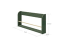 Boghylde m/1 holder Deepgreen MDF  - Billede 1