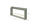 Boghylde m/1 holder Natural Green MDF  - Billede 1