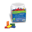 Learning Resources - 168 Farvede Dominobrikker - Fra 5 år. - Billede 1