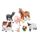 Jumbo Dyresæt: Bondegårdsdyr - 7 stk - Learning Resources - Fra 2 år. - Billede 1