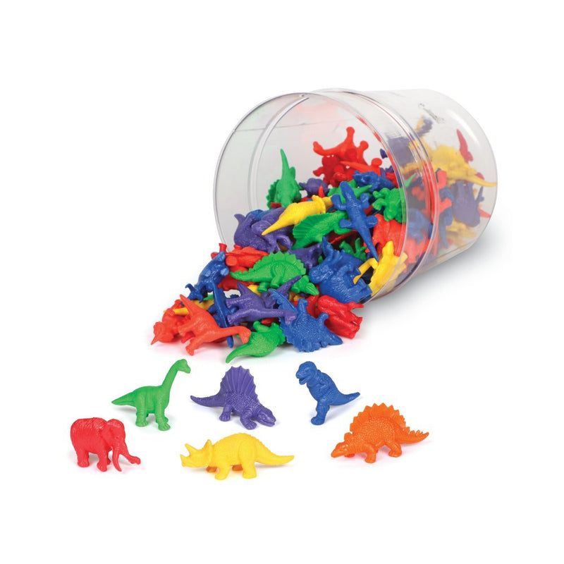 Learning Resources - Dinosaur-figurer i plast - 108 stk. - Fra 3 år. - Billede 1