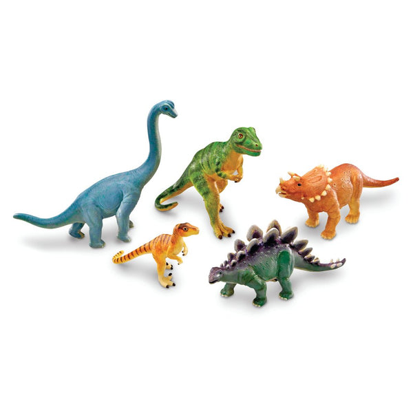 Jumbo Dyresæt: 5 stk Dinosaur - Sæt #1 - Learning Resources - Fra 3 år. - Billede 1