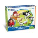 Jumbo Dyresæt: Bondegårdsdyr - Mødre & Unger - 8 stk - Fra 2 år. - Billede 1