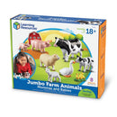 Jumbo Dyresæt: Bondegårdsdyr - Mødre & Unger - 8 stk - Fra 2 år. - Billede 1