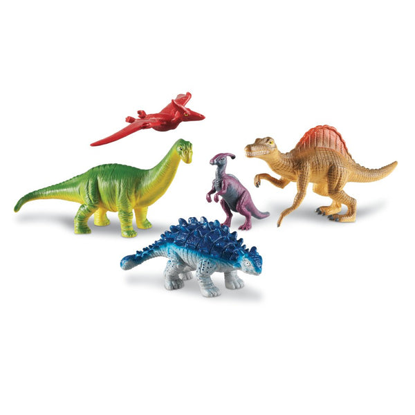 Jumbo Dyresæt: 5 stk Dinosaur - Sæt #2 - Learning Resources - Fra 3 år. - Billede 1