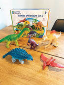 Jumbo Dyresæt: 5 stk Dinosaur - Sæt