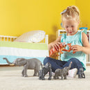 Jumbo Dyresæt: Jungledyr - Mødre & Unger - 6 stk - Fra 2 år. - Billede 1