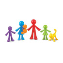 Tælle & Sortere sæt - Min Familie - 72 dele - Fra 3 år. - Billede 1