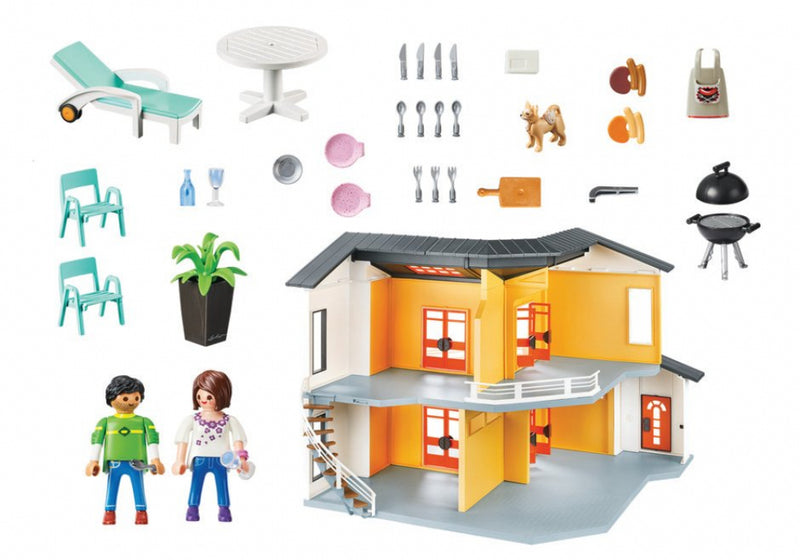 Playmobil City Life - Det Moderne Hus - Fra 4-10 år. - Billede 1