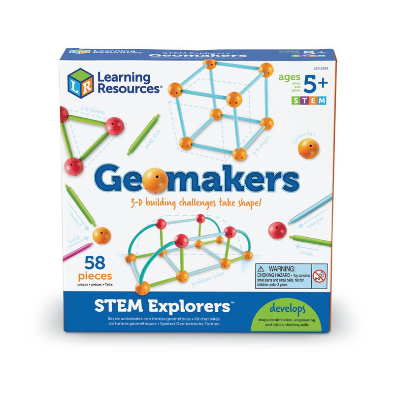 Learning Resources STEM Explorers: Geomakers - 58 dele - Fra 5 år. - Billede 1