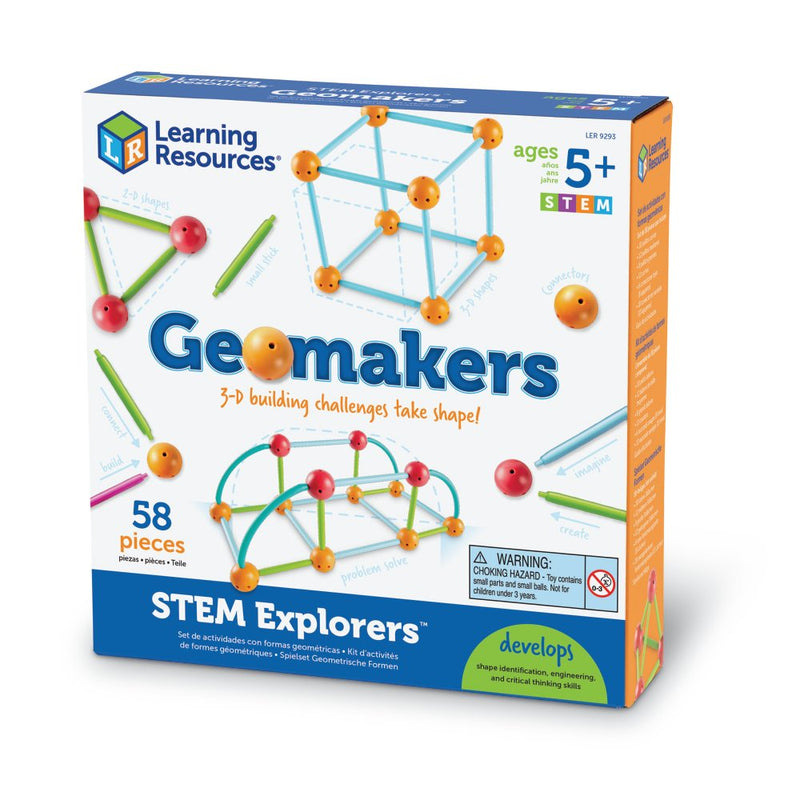 Learning Resources STEM Explorers: Geomakers - 58 dele - Fra 5 år. - Billede 1