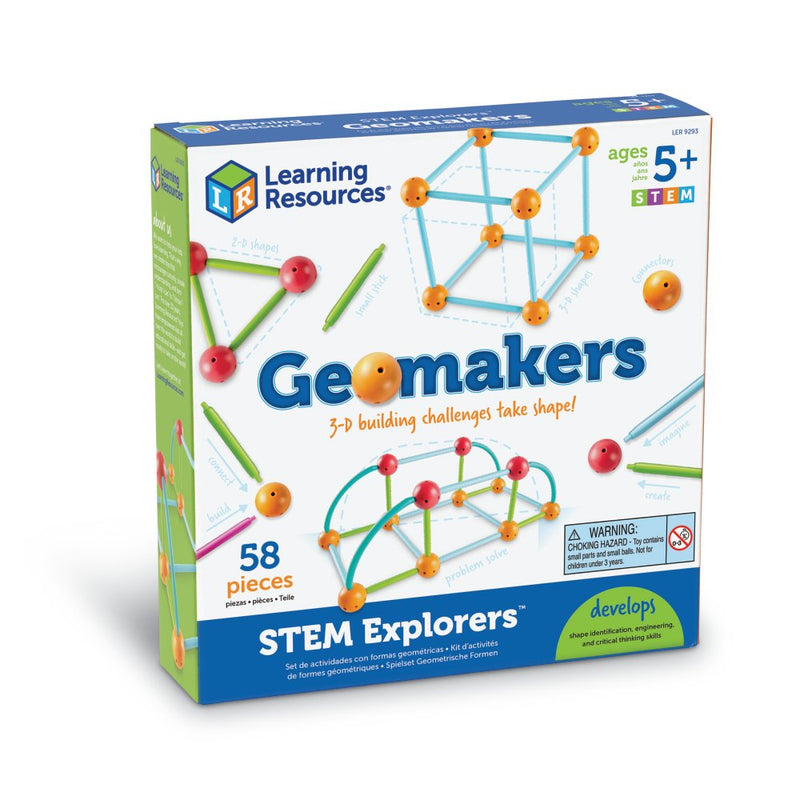 Learning Resources STEM Explorers: Geomakers - 58 dele - Fra 5 år. - Billede 1