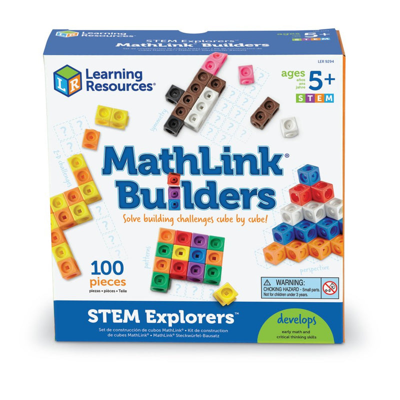 Learning Resources STEM Explorers: Mathlink Builders - 100 stk - Fra 5 år. - Billede 1