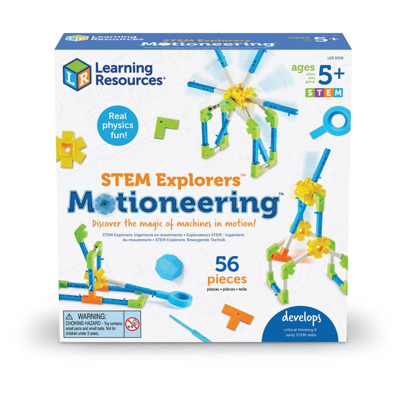 Learning Resources STEM Explorers: Motioneering - 56 dele - Fra 5 år. - Billede 1