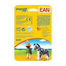 Playmobil 1.2.3 - Zebra & Dreng - Fra 18 mdr. - Billede 1
