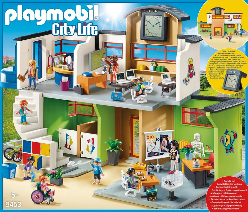 Playmobil City Life - Møbleret Skole Bygning - Fra 5-10 år. - Billede 1