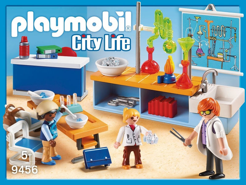 Playmobil City Life - Skolens Kemitimer - Fra 5-10 år. - Billede 1