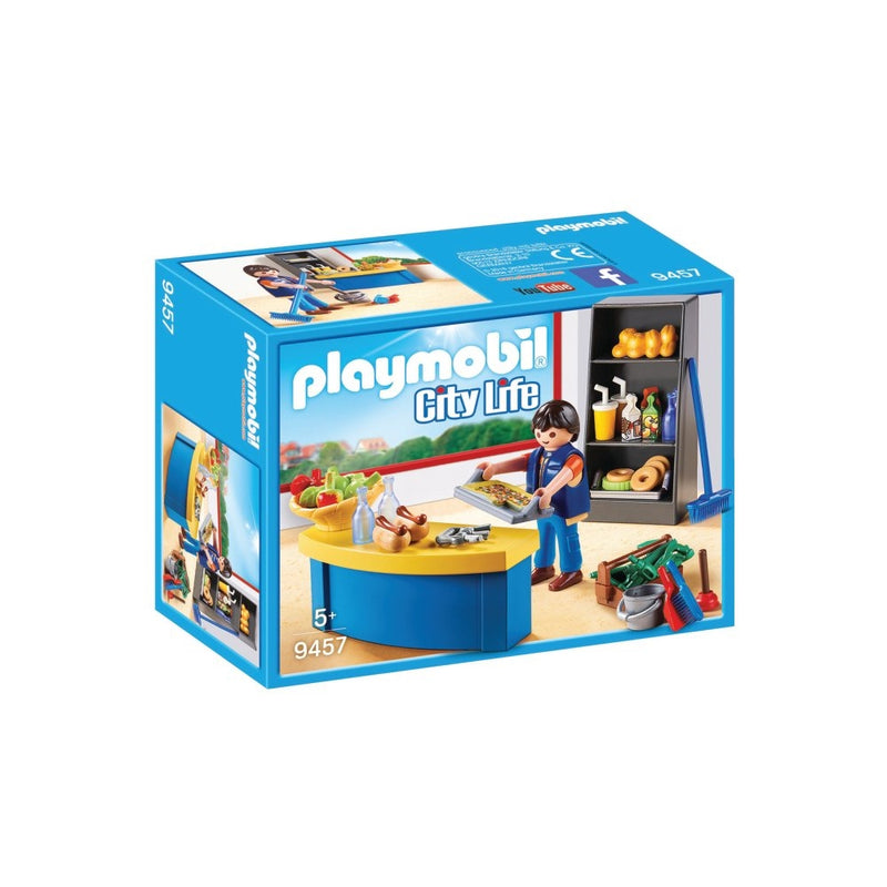 Playmobil City Life - Skolens Pedel & Kiosk - Fra 5-10 år. - Billede 1