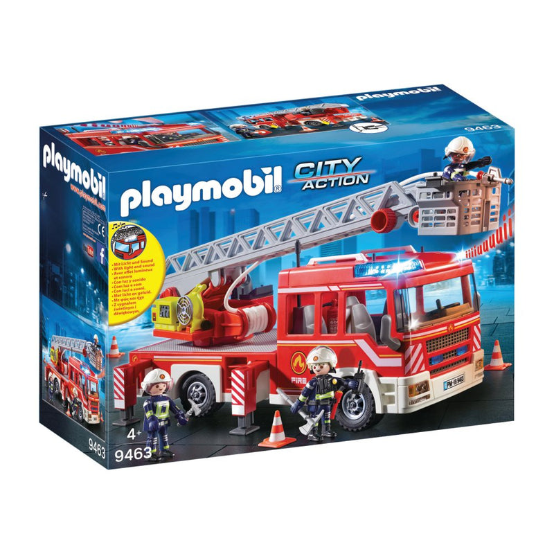 Playmobil City Action - Brandvæsenets Stigevogn - Fra 4-10 år. - Billede 1