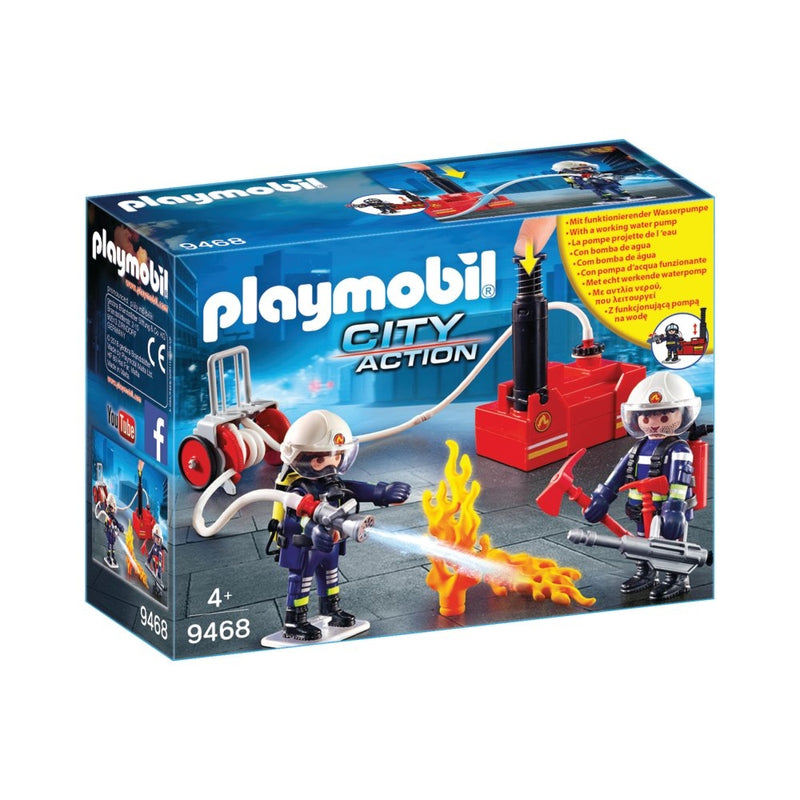 Playmobil City Action - Brandmænd m. Vandpumpe - Fra 4-10 år. - Billede 1