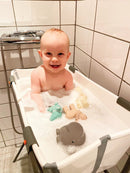 Tikiri Elefant - Helstøbt Biderangle / Gummidyr - Fra 0 år. - Billede 1