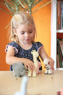 Tikiri Krokodille - Helstøbt Biderangle / Gummidyr - Fra 0 år. - Billede 1